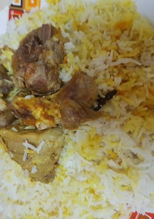 صورة لوصفة رز مندي باللحم