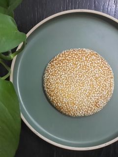 عکسی از دستور کیک کلوچه ای کنجدی