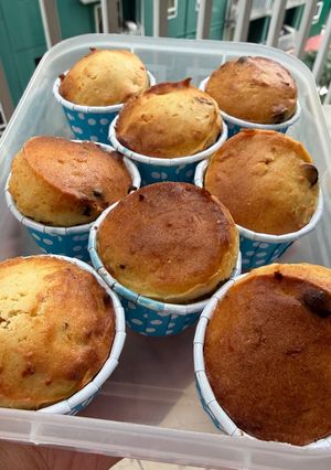 Foto resep Muffin Coklat Keju Almond (Snack Mpasi 1y+)