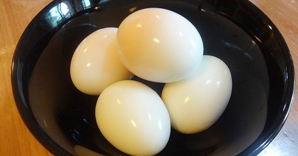 สูตร ไข่ต้ม หมดปัญหาไข่ติดเปลือก โดย Areerat Nernnam - Cookpad