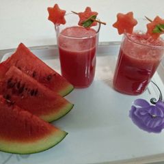 Watermelon Roohaafza drink A picture of Watermelon Roohaafza drink.