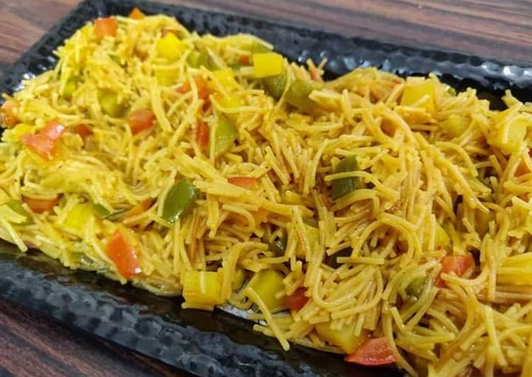 Steps to Prepare Any-night-of-the-week Vegetables Vermicelli upma