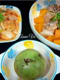 Mâm cơm hai món đơn giản