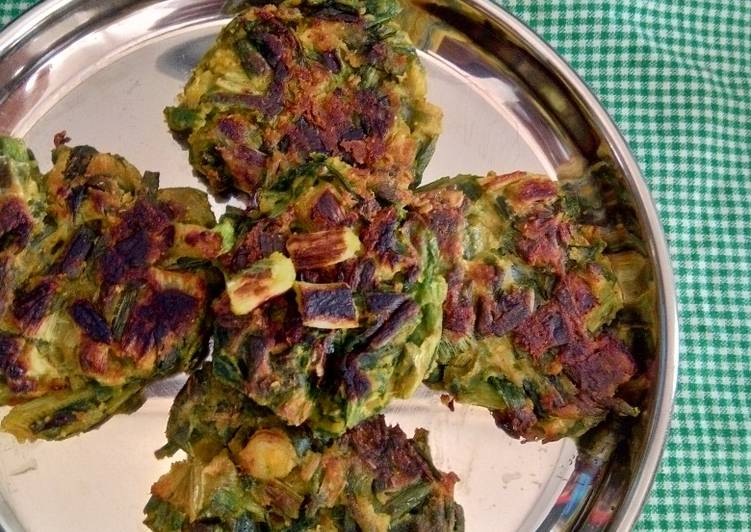 Spring onion tikki