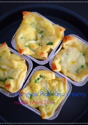 Foto resep Mangkok Roti Keju Creamy