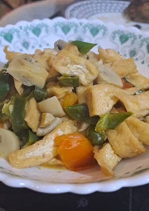 Foto resep Tahu Jamur Cabe Ijo