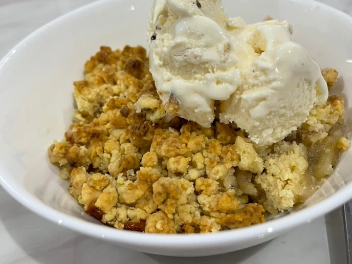 Easy Way Make Apple Crumble which So Delicious