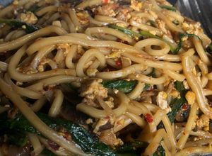 Foto resep Mie kangkung belacan