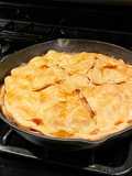 Cast iron apple pie