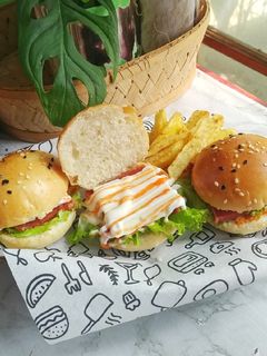 Foto resep (401) Crabby Patty (Burger)