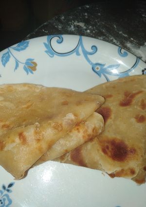 A picture of Soft layerd chapati.