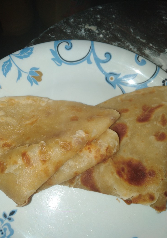 A picture of Soft layerd chapati.