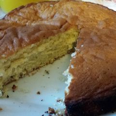 A picture of Healing Lavender Sponge cake.