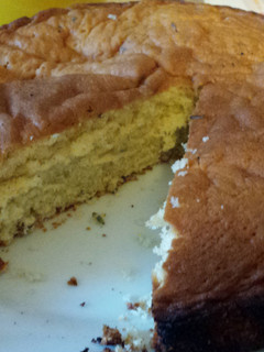 A picture of Healing Lavender Sponge cake.