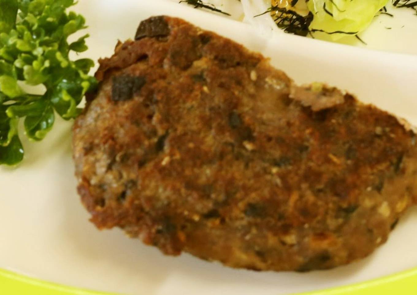 Pacific Saury & Yuzu Hamburger Patty