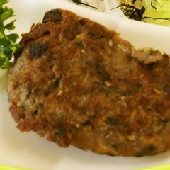 A picture of Pacific Saury & Yuzu Hamburger Patty.