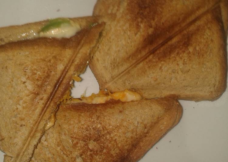 Recipe of Speedy Cheesy Veggie Sandwich