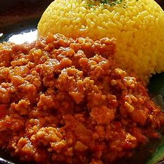 A picture of Butter Keema Curry (Ground Chicken and Spices).