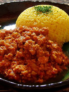 A picture of Butter Keema Curry (Ground Chicken and Spices).