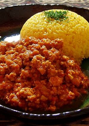 A picture of Butter Keema Curry (Ground Chicken and Spices).