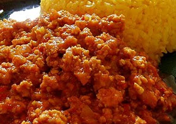Butter Keema Curry (Ground Chicken and Spices)