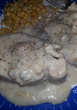 A picture of Don't feel like cooking, pork chops.