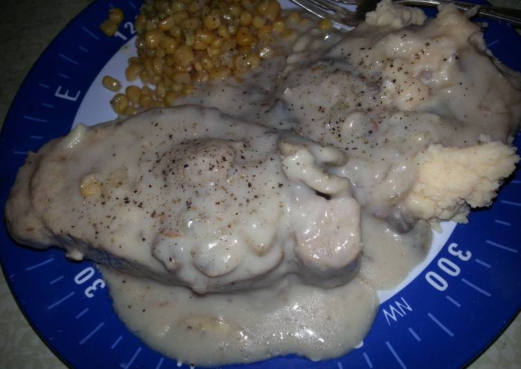 Steps to Make Favorite Don&#39;t feel like cooking, pork chops