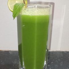 A picture of Cucumber Coriander juice - Green juice.