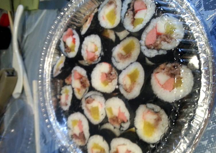 Easiest Way to Make Super Quick Homemade Korean sushi