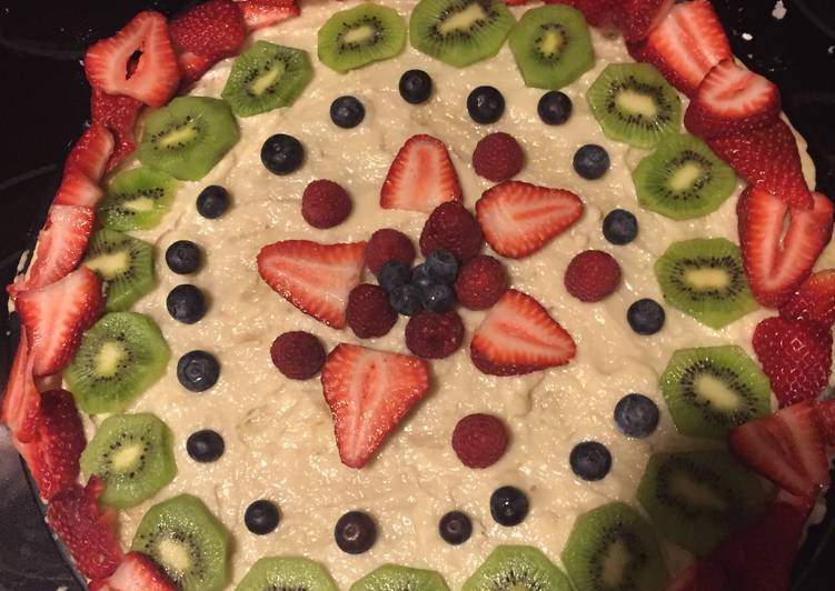 Steps to Make Speedy Fruit Pizza