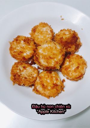 Hình của món Đậu hủ non chiên xù chay béo ngậy.