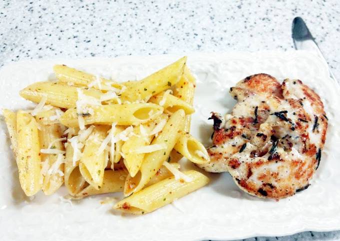 Red Hot Chilli Cream Pasta and Chicken Tenderloin