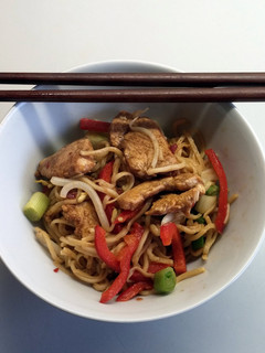 A picture of Chicken Chow Mein.