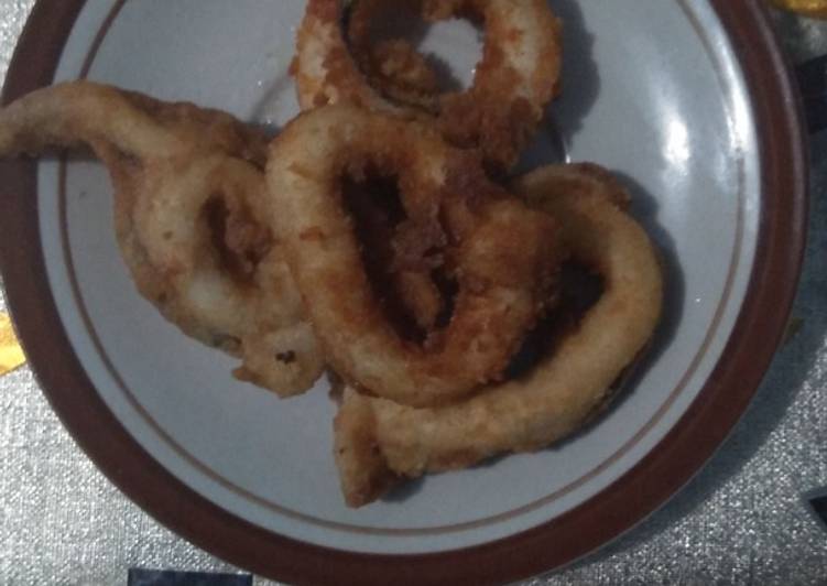 Cumi goreng tepung praktis