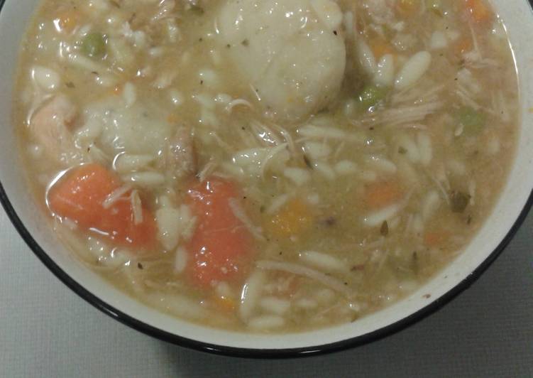 Easiest Way to Prepare Super Quick Homemade Chicken &amp; Dumpl&#39;n Soup