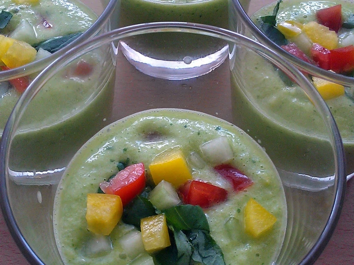 Easy Way Prepare Recipe Vickys Green Gazpacho, GF DF EF SF NF that is Awesome, Addictive}
