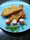 Lomitos de pejerrey con tomatitos cherry rellenos