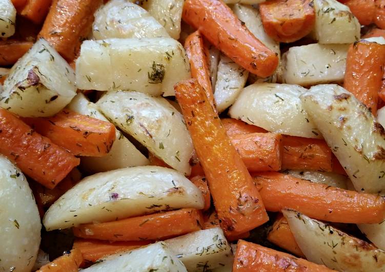 Steps to Prepare Homemade Oven Roasted Vegetables
