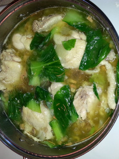 A picture of chicken bok choy courtesy of my aunt..