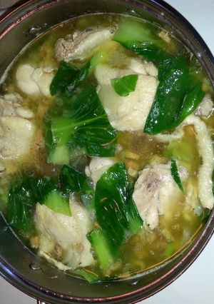 A picture of chicken bok choy courtesy of my aunt..