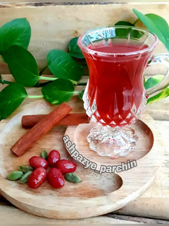 عکسی از دستور چای زغال اخته 🌸
