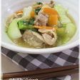 Pork Belly and Bok Choy Stir-fry in Thickened Sauce