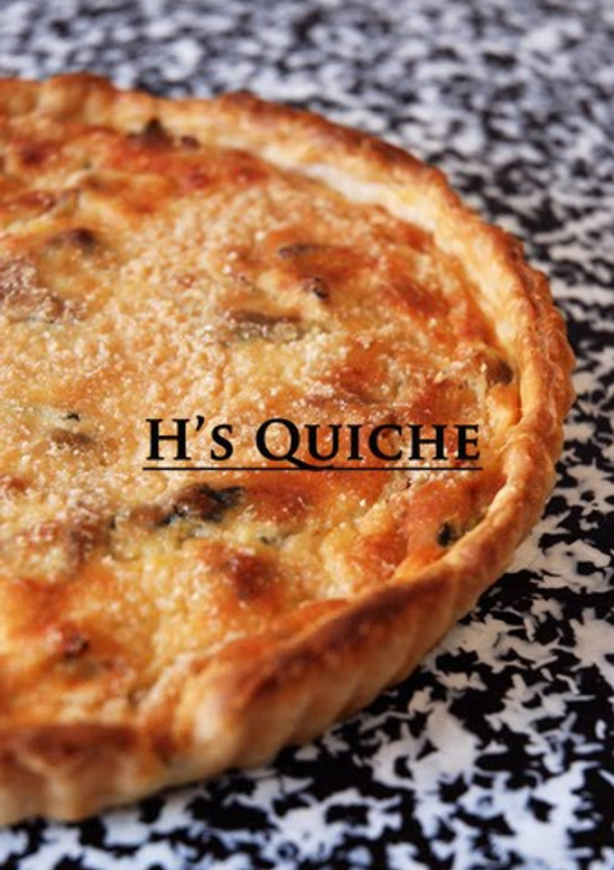 A picture of Bacon and Spinach Quiche.