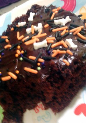 A picture of Sweet & Moist Devils Food Cake.
