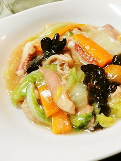 A picture of Chop Suey with Shio-Koji.