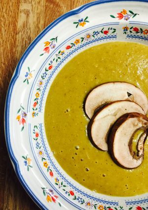 A picture of Red Lentil And Bacon Soup.