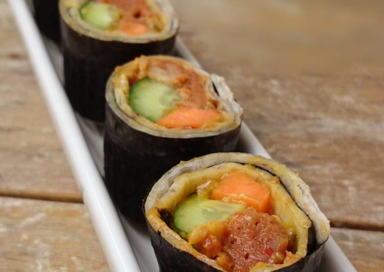 Steps to Make Any-night-of-the-week LG&#39;s Tortilla Sushi
