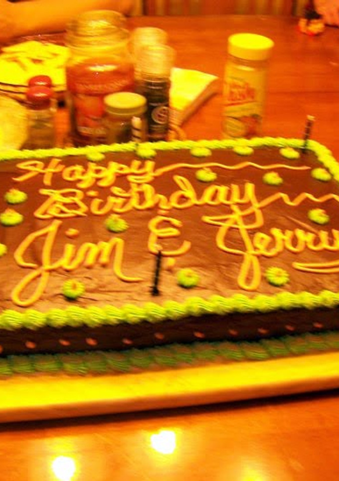A picture of rich chocolate cake.
