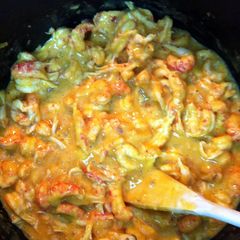 A picture of Crawfish Etouffee.