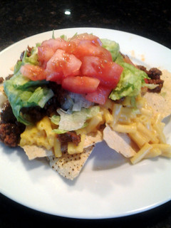 A picture of No ordinary taco salad.